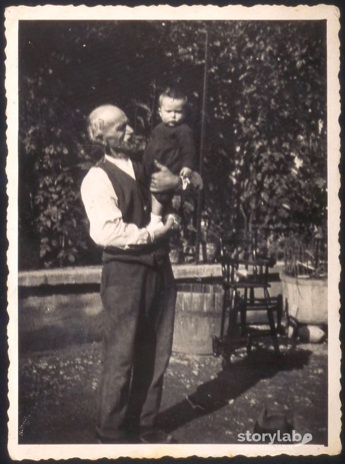 Nonno con nipote