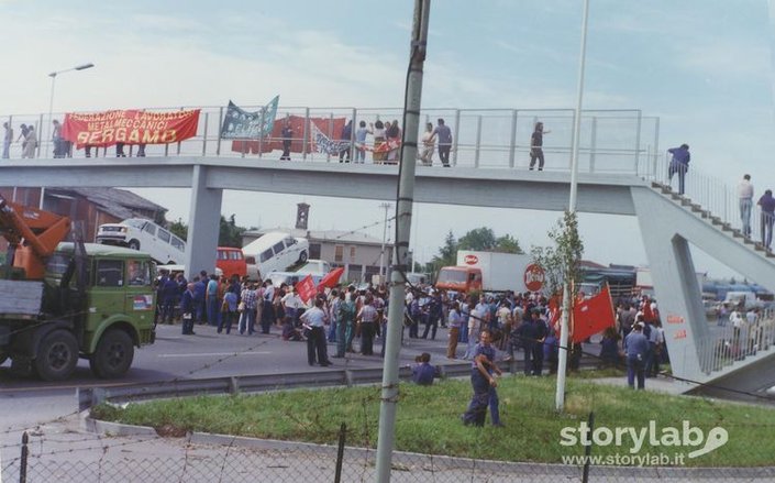Dalmine - Scioperi Anni '70 - Il Blocco Della A4
