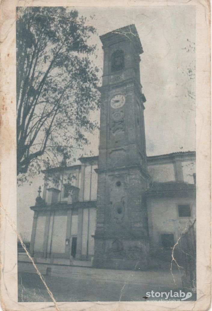 Sabbio Di Dalmine 1951 - Il Campanile Della Chiesa Antica Di San Michele