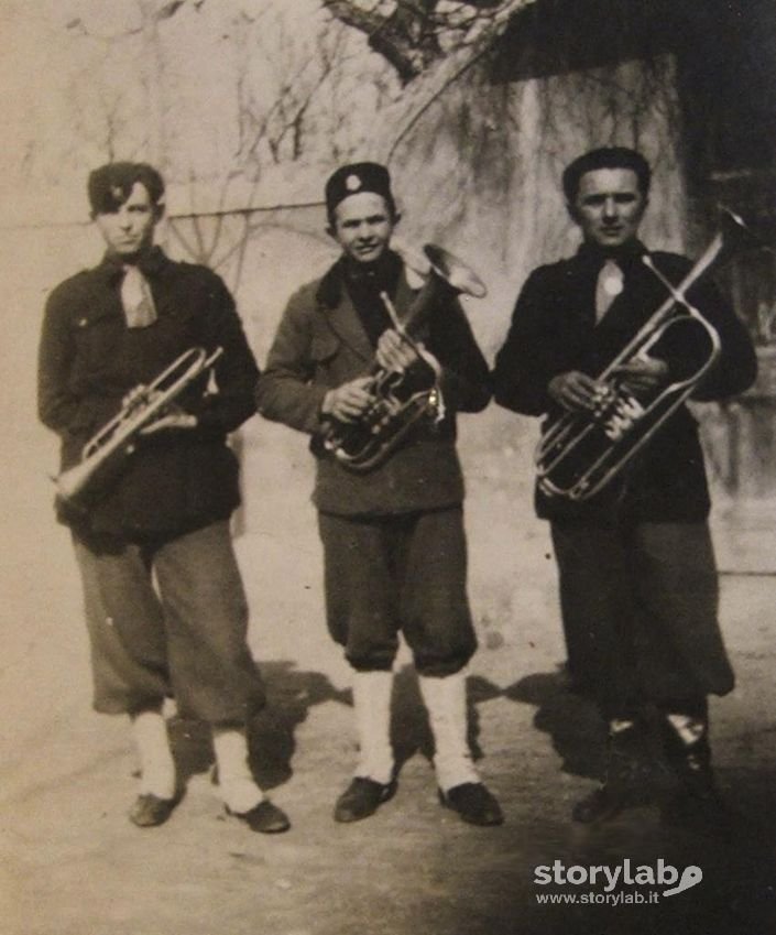 1932- Dalmine - Elementi Della Banda Musicale Dell'Ond
