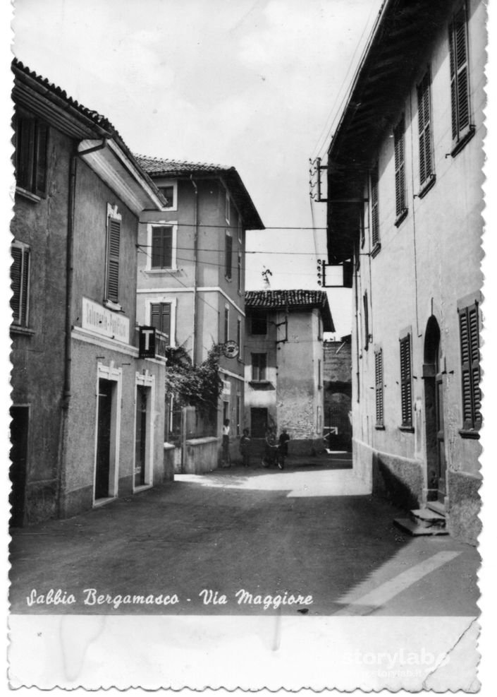 1960 - Sabbio Bergamasco - Via Maggiore