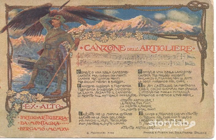 Bergamo 1915 - La Canzone Dell'Artigliere
