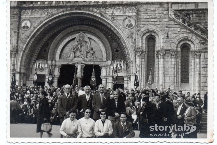 1950 - Dalminesi In Pellegrinaggio A Lourdes 
