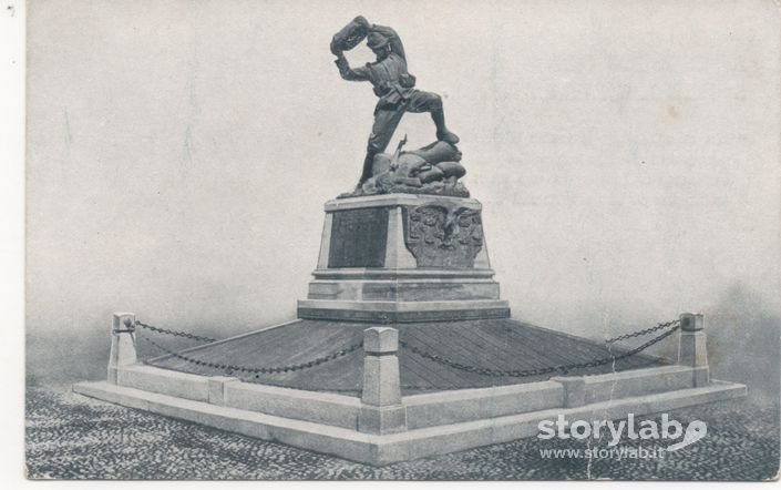 1922 - Bergamo, Il Monumento Ai Caduti Del 5° Reggimento Alpini