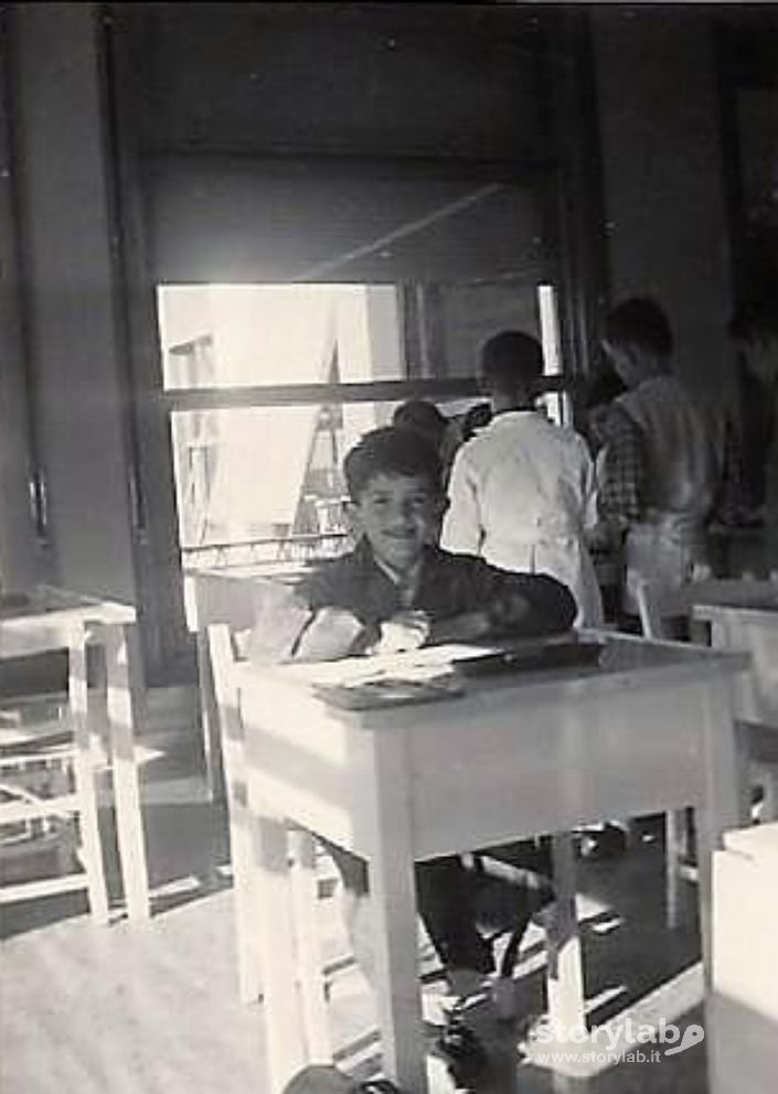 Aula della scuola Montessori di viale Vittorio Emanuele II