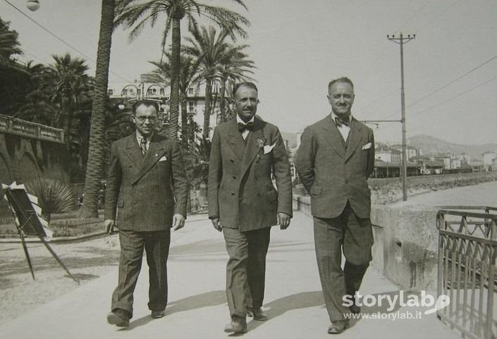 Tre medici bergamaschi in Riviera 1934