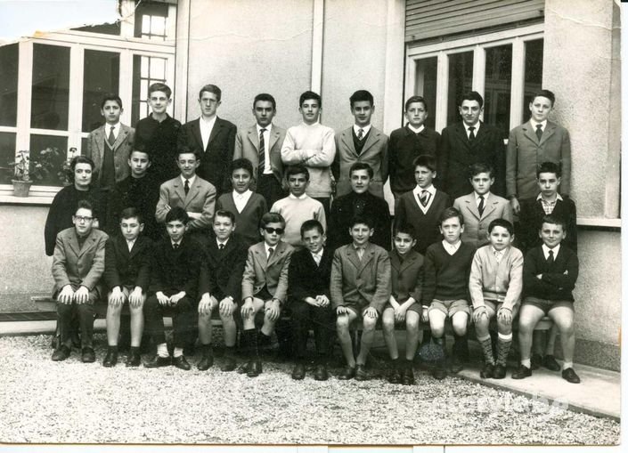 Terza Media Alla Petteni Anno 1963-64 Con La Prof.Ssa Clelia Stucchi