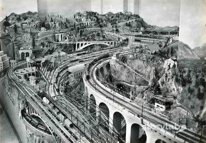 Plastico ferroviario di Villa d'Almé Ing. Mario Boccalari