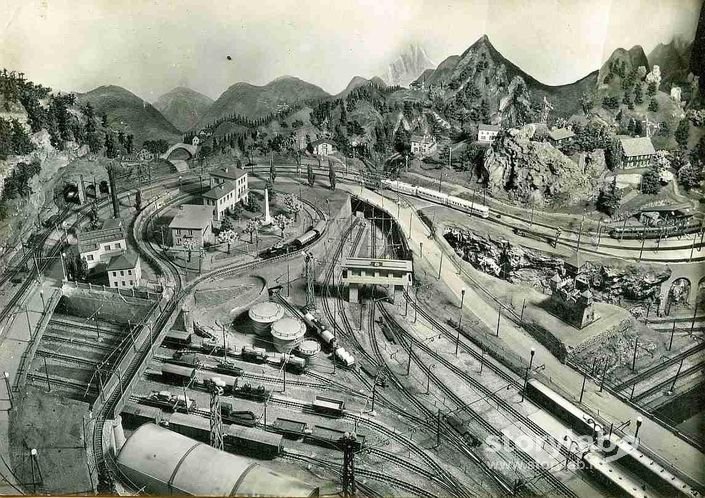 Plastico ferroviario di Villa d'Almé Ing. Mario Boccalari
