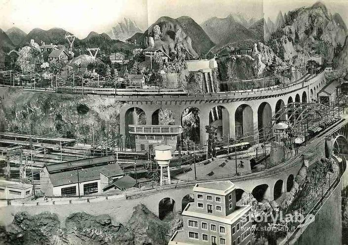 Plastico ferroviario di Villa d'Almé Ing. Mario Boccalari
