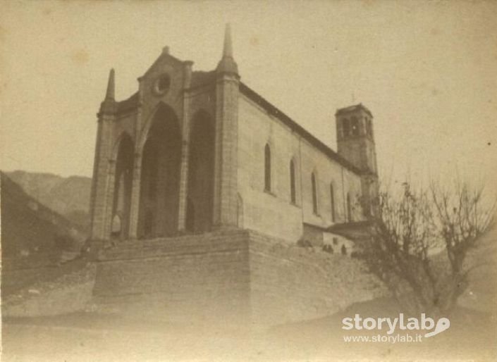 Chiesa Di San Martino A Piazza Brembana Fine '800