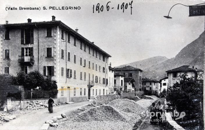 San Pellegrino Terme, Costruzione Via San Carlo