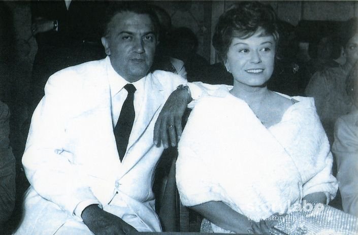 Federico Fellini E Giulietta Masina