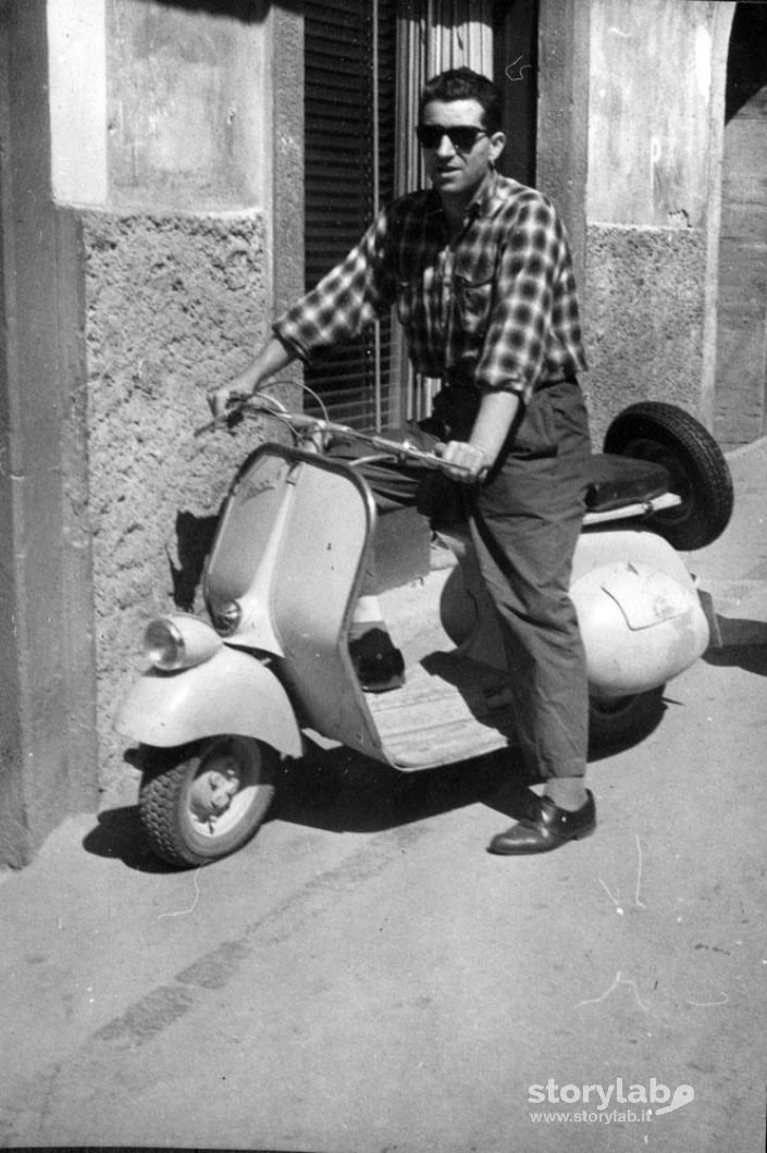 Vespa A Gazzaniga 1955 (Tunì Fiumana)