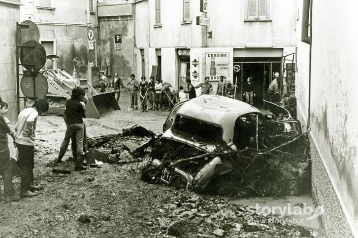 Alluvione A Gazzaniga 11 Luglio 1972 Ore 20,30