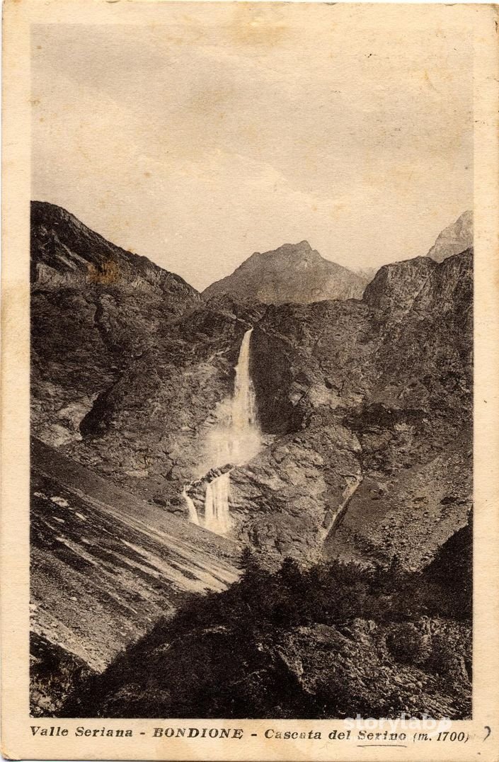 1910-Le Cascate Del Serio