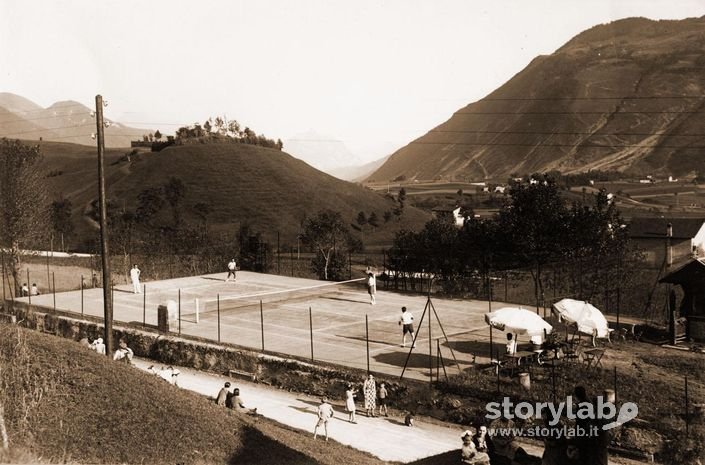 1939-Clusone-Campo Da Tennis In Via S.Defendente