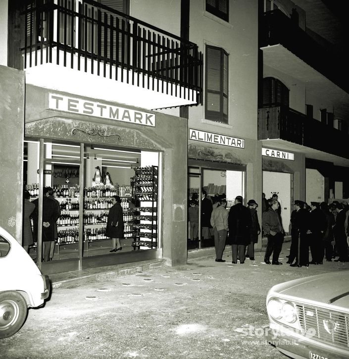 1967-Clusone-L'Entrata Del Supermercato Testa
