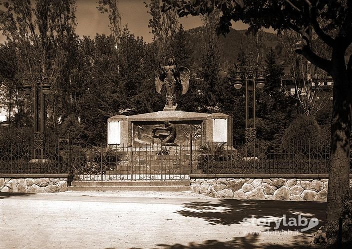 1937-Clusone-Monumento Ai Caduti Eretto Nel 1925
