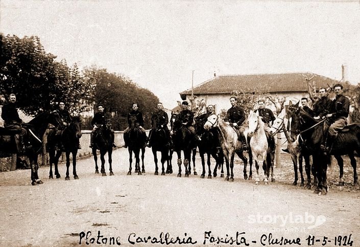 1923-Clusone-Cavalleria Fascista