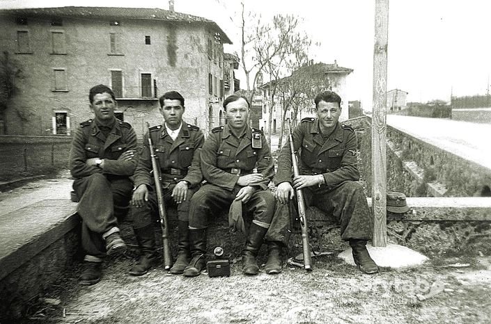 1944-Clusone-Russi Ucraini Dell'Armata Di Vlassov