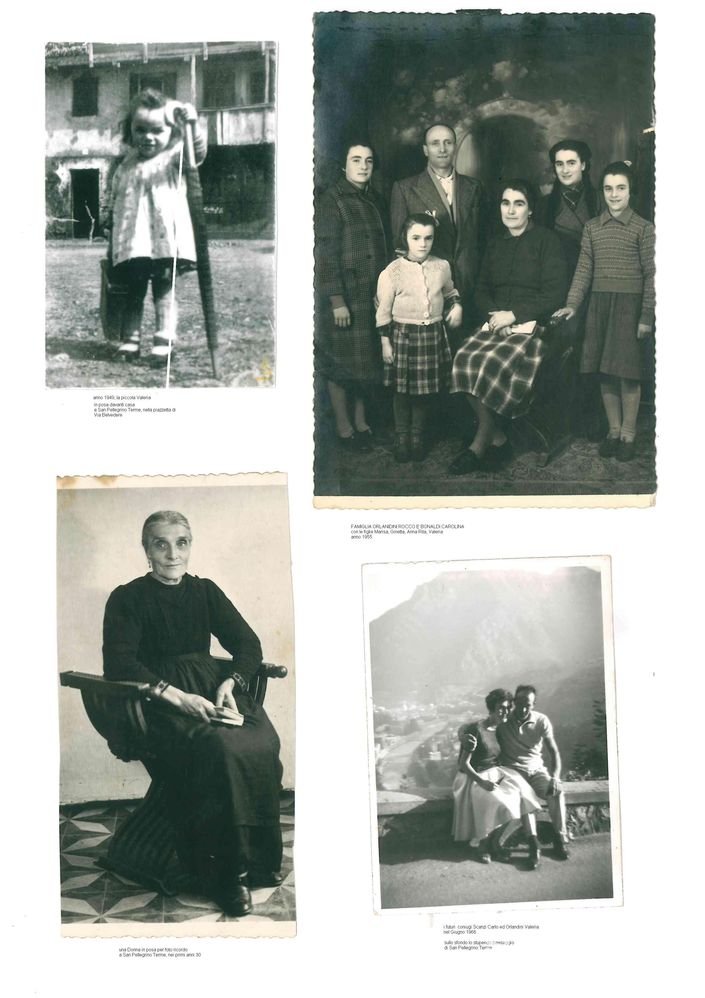 famiglia Orlandini Rocco con Bonaldi Carolina e Coniugi Scanzi Carlo con Orlandini Valeria