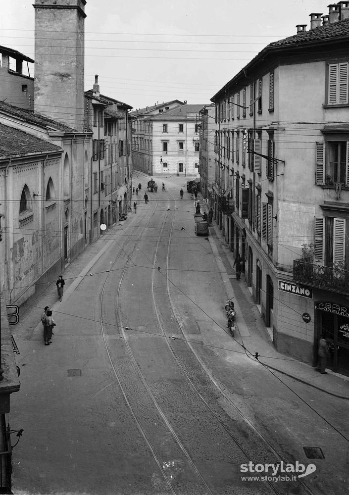 Paesaggio Urbano – Rotaie Del Tram – Bar “Carminati”