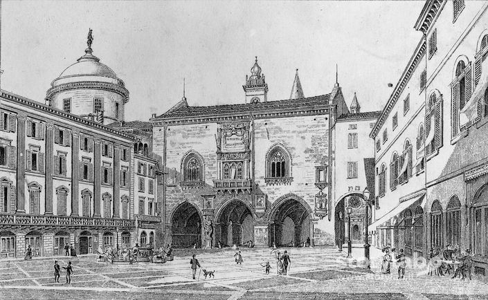 Disegno Di Piazza Vecchia