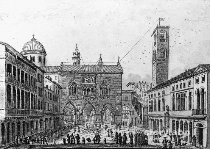 Disegno Di Piazza Vecchia