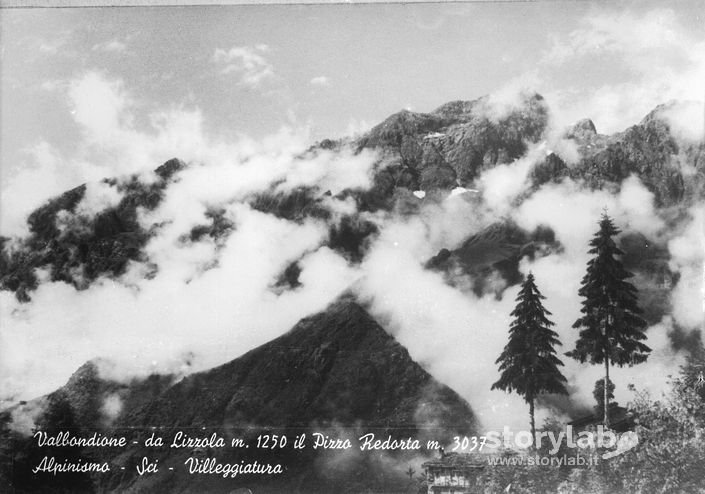 Valbondione – Da Lizzola M. 1250 Il Pizzo Redorta Mt. 3037 - “Alpinismo – Sci – Villeggiatura”