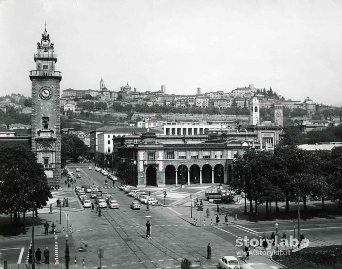 Vista Città Bassa E Città Alta