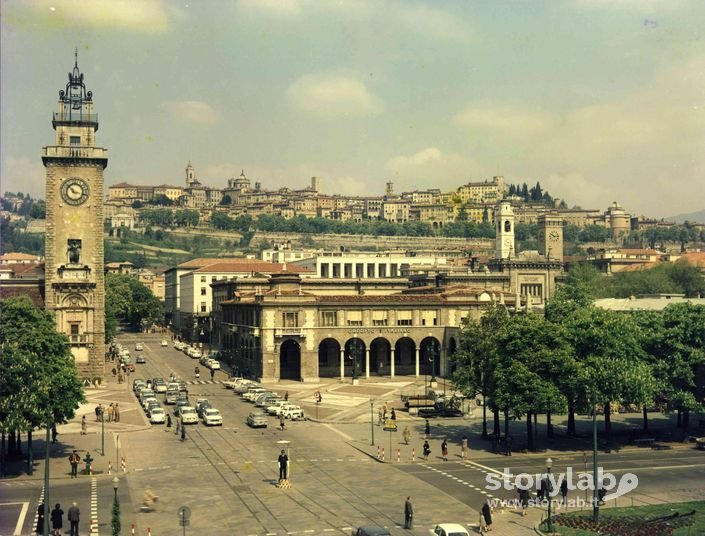 Vista Città Bassa E Città Alta