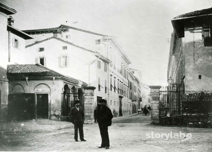 Porta Broseta, Fine Ottocento